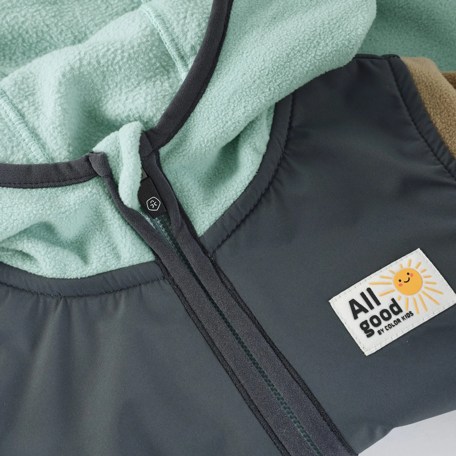 Colorblock Fleece Suit 9-24m