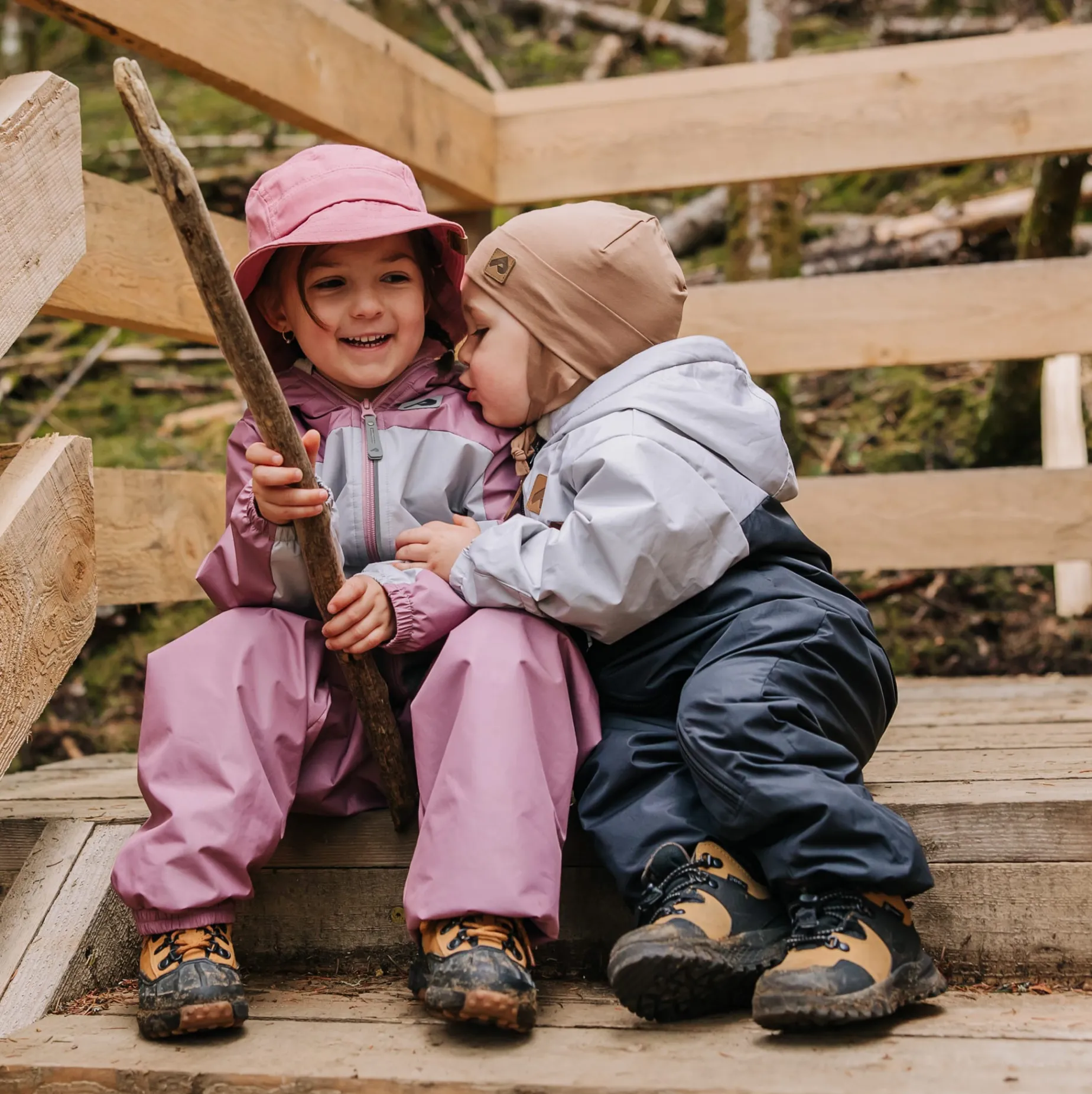 Colorblock 1pce Suit 0-24m