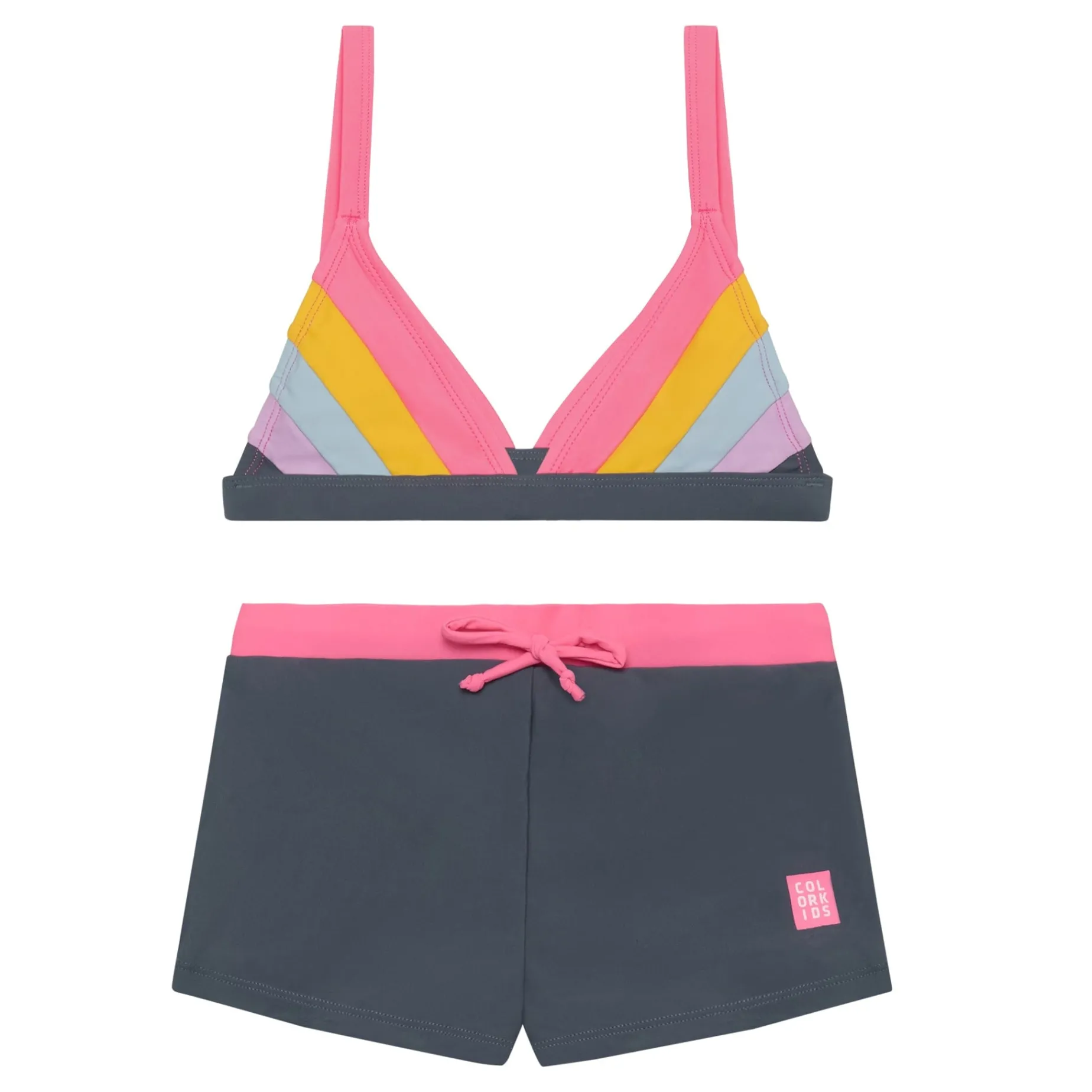 Colorblock Uv Bikini 6-12