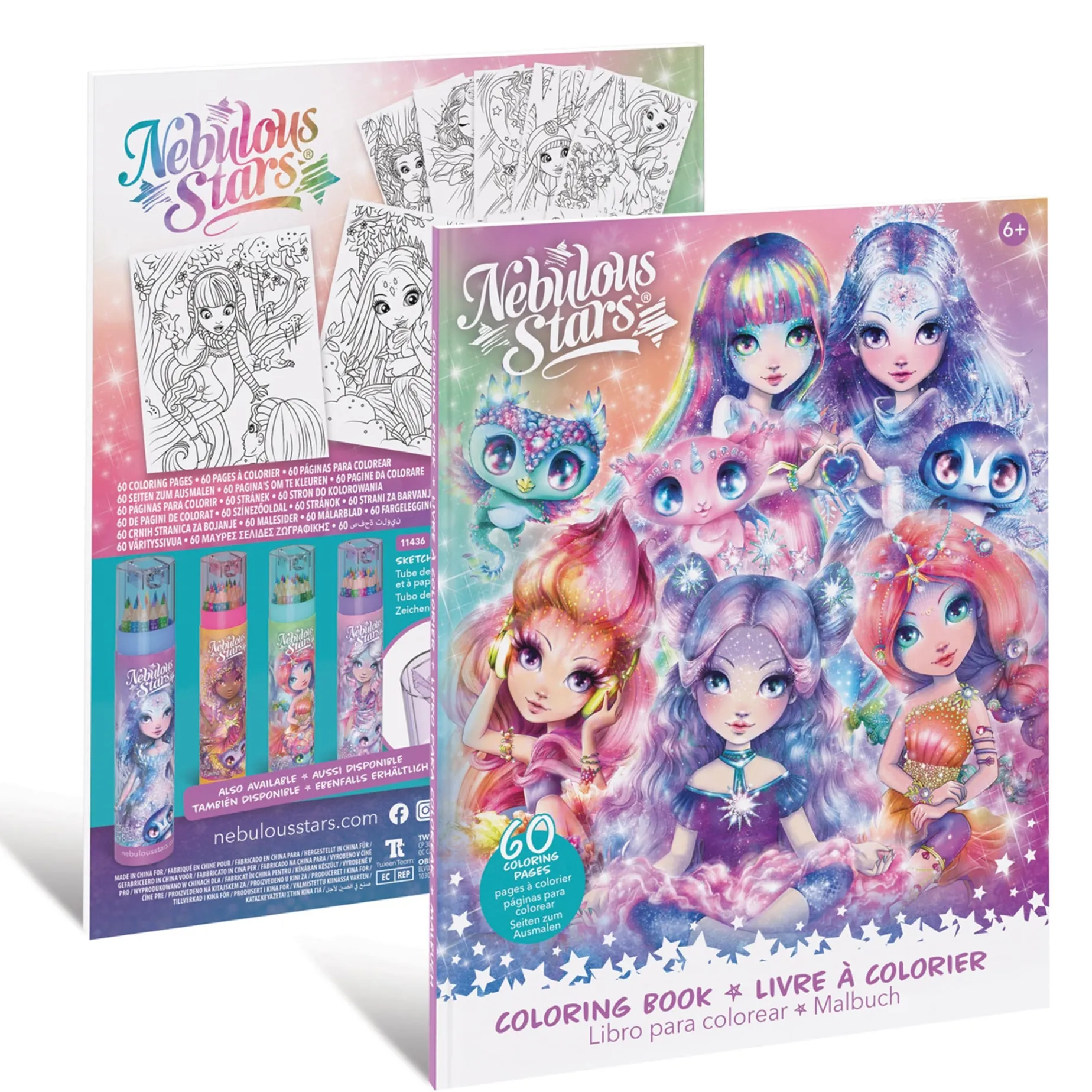 Coloring Book Nebulous Stars