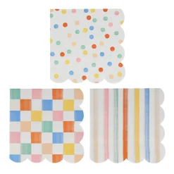 Colourful Pattern Large Napkins (16)