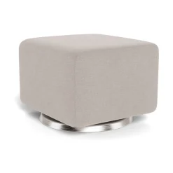 Como Ottoman - Sand / Steel