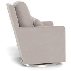 Como Rocking and Swivel Armchair - Sand / Steel