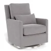 Como Rocking and Swivel Armchair - Pepper Grey / Steel