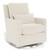 Como Rocking and Swivel Armchair - Dune / Steel
