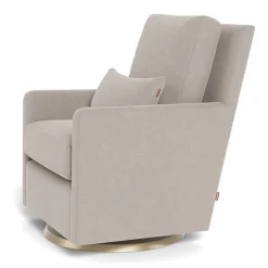 Como Rocking and Swivel Armchair - Sand / Gold