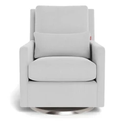 Como Rocking and Swivel Armchair - Ash / Steel