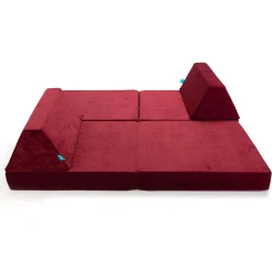 Complete Modular Sofa - Cranberry Rain