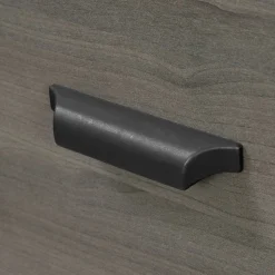 Computer Desk with Hutch - Versa Gray Maple