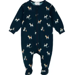 Construction Dog Pajamas 0-12m