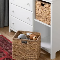 Cotton Candy 3-Drawer Dresser with Baskets - Pure White