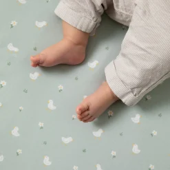 Cotton Jersey Fitted Crib Sheet - Goosey Goosey