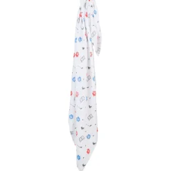 Cotton Muslin Swaddle - Hockey