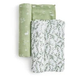 Cotton Muslin Swaddles(2) - Nature