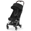 Coya Stroller - Chrome Frame with Sepia Black Seat