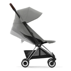 Coya Stroller - Chrome Frame with Mirage Grey Seat