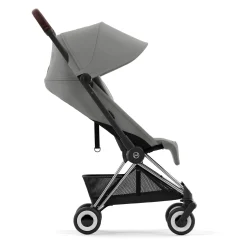 Coya Stroller - Chrome Frame with Mirage Grey Seat