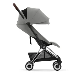 Coya Stroller - Chrome Frame with Mirage Grey Seat