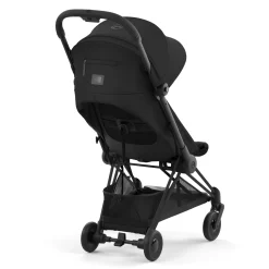Coya Stroller - Matte Black Frame with Sepia Black Seat