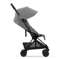 Coya Stroller - Matte Black Frame with Mirage Grey Seat