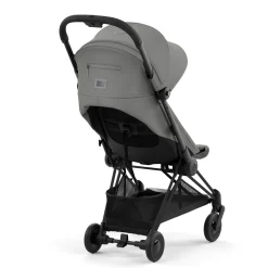 Coya Stroller - Matte Black Frame with Mirage Grey Seat