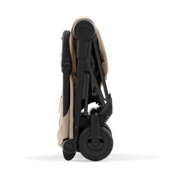 Coya Stroller - Matte Black Frame with Sepia Beige Seat