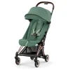 Coya Stroller - Rose Gold Frame with Leaf Green Seat