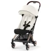 Coya Stroller - Rose Gold Frame with Off-White Seat