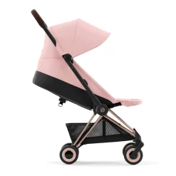 Coya Stroller - Rose Gold Frame with Peach Pink SeatP