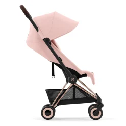 Coya Stroller - Rose Gold Frame with Peach Pink SeatP
