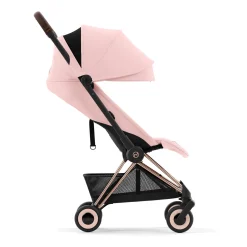 Coya Stroller - Rose Gold Frame with Peach Pink SeatP