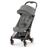 Coya Stroller - Rose Gold Frame with Mirage Grey Seat