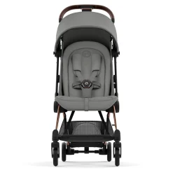 Coya Stroller - Rose Gold Frame with Mirage Grey Seat