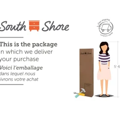 Craft Table with Hutch - Crea Pure White