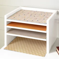 Craft Table with Hutch - Crea Pure White