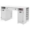 Craft Table with Storage - Artwork Pure White