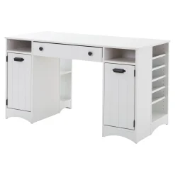 Craft Table with Storage - Artwork Pure White