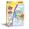 Crayola Colour & Erase Reusable Puzzle Set, Bluey