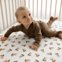 Crib Fitted Sheet - Bears
