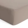Crib Fitted Sheet - Beige