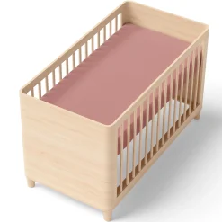 Crib Fitted Sheet - Blush