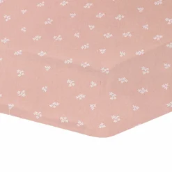 Crib Fitted Sheet - Dusty Rose