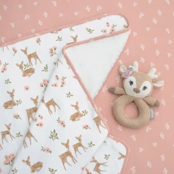 Crib Fitted Sheet - Dusty Rose