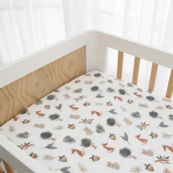 Crib Fitted Sheet - Forest Retreat