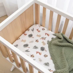 Crib Fitted Sheet - Forest Retreat