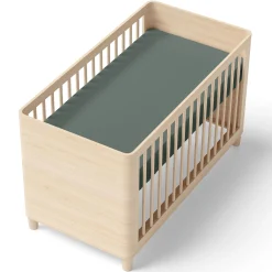 Crib Fitted Sheet - Green forest