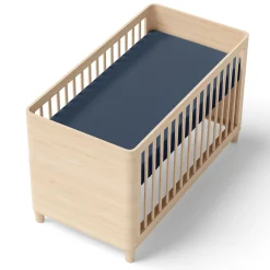 Crib Fitted Sheet - Navy