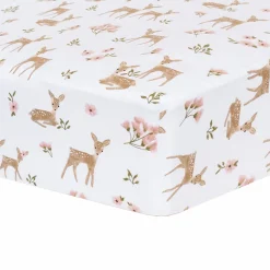 Crib Fitted Sheet - Sophia Garden