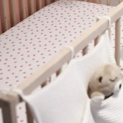 Crib Fitted Sheet - Strawberries
