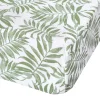 Crib Fitted Sheet - Tropical Green